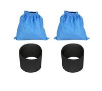 Sacs filtrants textiles - Filtre en mousse humide et sec compatible avec Karcher MV1 WD1 WD2 WD3 aspirateur sac filtre pièces d'aspirateur (couleur : 4pcs-02)