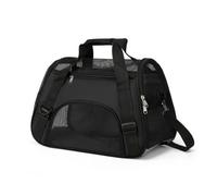 Sacs for Chats Sac de Transport for Chien Portable | Mesh Breathable Foldable Cats Carrier Bag Travel Breathable Transport Handbag Pets Handbag(NZ425black,M 48x23x27cm)