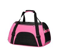 Sacs for Chats Sac de Transport for Chien Portable | Mesh Breathable Foldable Cats Carrier Bag Travel Breathable Transport Handbag Pets Handbag(NZ425Pink,M 43x30x21cm)