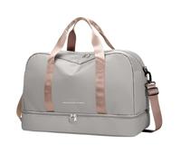 Sacs for Femmes Grand Sac à Main en Nylon Nouveau Bagage bandoulière Stockage Dames Toilette Organisateur Sacs de Voyage for(Grey)