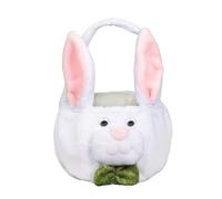 Sacs fourre-tout de Pâques - seau de bonbons de lapin en peluche, sac de rangement de bonbons de vacances, sac de rangement de bonbons lapin | de rangement de bonbons décoratif, de rangement à