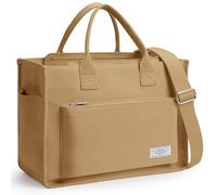 Sacs fourre-tout de travail Fancy Forest pour femmes avec compartiments, grand sac à bandoulière en toile avec fermeture éclair pour université, voyage, Bible, Medium