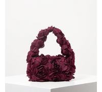Sacs fourre-tout élégants 3D Rose Flower pour dames, sac à main de soirée pour mariage, robes de soirée pour femmes, sac, sac à main bordeaux, cadeau de la Saint-Valentin, sac d'anniversaire, sac de m