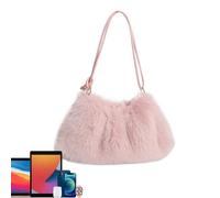 Sacs fourre-tout en peluche pour femme - fourre-tout de grande capacité doux et mignon, sac fourre-tout en peluche pour femme et fille pour usage quotidien, voyage, fête, rendez-vous et activités de