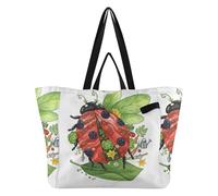 Sacs fourre-tout en toile épaisse pour la cuisine, les courses, les voyages, le shopping, le week-end, les champs de fraises