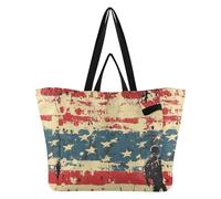 Sacs fourre-tout en toile légers pour la cuisine, les courses, le quotidien, les voyages, la plage, les mariages, la lessive, la guerre nationale du Vietnam, les vétérans, les fleurs, les soldats