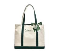 Sacs fourre-tout personnalisés en toile brodés avec prénom, sacs fourre-tout personnalisés pour femmes, cadeaux pour demoiselles d'honneur, articles essentiels du quotidien, voyages, sacs de mariage