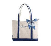Sacs fourre-tout personnalisés en toile brodés avec prénom, sacs fourre-tout personnalisés pour femmes, cadeaux pour demoiselles d'honneur, articles essentiels du quotidien, voyages, sacs de mariage