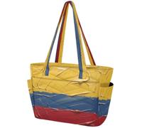 Sacs fourre-tout pour femme - Sac à main léger pour ordinateur portable de 15,6" - Sac à main bouffant et léger - Motif drapeaux nationaux colombiens - Bleu, rouge, jaune (2)