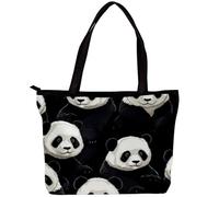 Sacs fourre tout pour femmes,sacs à main pour femmes,petit sac fourre tout,Illustration d'ours panda animal