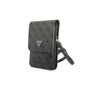 GUESS Guwbsatmgr Saffiano Triangle Bi-Fold Portefeuille Unisexe Gris, Noir, x
