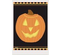 Lot de 50 sacs à friandises pour Halloween avec citrouille incandescente