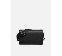 Sacs homme Lacoste Chantaco Calfskin Leather Flap Closure Bag pour Sacs T.U Noir