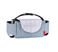 Sacs isolants for bouteilles de lait for enfants, sac de rangement for maman, Collection d'objets for enfants, accessoires de poussette, soins for enfants(Gray diamond grid)