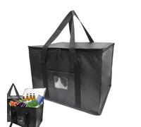 Sacs isothermes isolés - 45 l - Pliable - Sacs à provisions réutilisables pour la cuisine - Grand sac de courses isotherme réutilisable pour le camping, le barbecue, la pêche en plein air