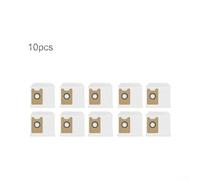 Sacs jetables pour polaris PVCRAC 7790 WIFI filtration fine Sacs(10 PACK) | ultra-fin, pour capture 99.97% poussières, fibres soufflées, tissu non-tissé, compatible Polaris