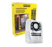 Sacs Karcher KFI 357 WD2 WD3 Polaire Filtre Paquet 4 2.863-314.0 Véritable Pièce