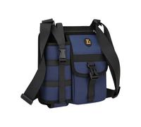 Sacs latéraux pour homme | Sangle réglable avec porte-bouteille - Grands sacs à bandoulière pour homme | Pour l'extérieur, l'escalade, le travail, le cyclisme, les trajets quotidiens, le camping, les