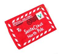 Sacs Lettre Saint-Nicolas Feutre 10pcs pour déco Sacs Lettre(20Pcs) | Feutre non-tissé pour robuste, vif, pour style Père Noël classique, pour idéal pour lettres et souhaits