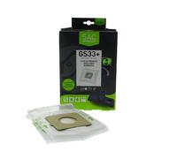 Sacs microfibres adaptable par 4 HEGS33+ pour Aspirateur BESTRON, BLUESKY, BOMANN, CLATRONIC, DOMEOS, FAR, HANSEATIC, LG GO [...]