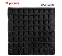Sacs muraux de culture de plantes de jardin,poche verticale,jardinière de fleurs,pot en tissu d'intérieur,outils de confrontation,tissu domestique,plantation D3 -72pockets 100x100