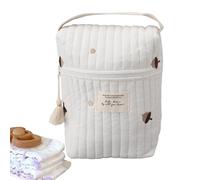Sacs organisés pour Couches, Sac à Langer matelassé - Sac de tétine matelassé de Dessin animé,Sac de tétine Portable avec poignée, étui Souple pour lingettes pour Jouets, Pigna, riferimento Alla