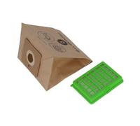Pochette 6 sacs papier et 1 filtre hepa aspirateur zr004101 tefal,, moulinex