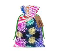 Sacs patriotiques avec cordon de serrage imprimé drapeau américain du 4 juillet, sacs à goûter, sacs de rangement pour emballage cadeau, décorations de fête