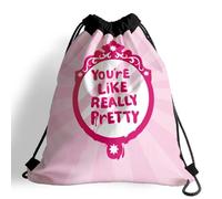 Sacs Piscine Citation Amusante - Tu ES Vraiment Très Jolie Gym Sack Résistant Sacs À Cordon Unisexe Sac À Dos pour Gym Natation Plage M