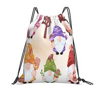Sacs Piscine Gnomes du Dessert Mignons Gym Sack Résistant Sacs À Cordon Colourful Sac De Sport pour Gym Fête Ecole M