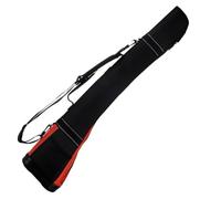 Sacs Portables Golf Sac de Golf en Nylon imperméable, Sac Dimanche for Clubs 4~5 pièces, Caddie léger, d'aviation(Black Orange)