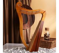 Sacs Portables Harpe à Levier Acajou Cordes De Rechange Clé D’accordage, Harpe Lyre Entrée De Gamme Débutant Amateur Harpe De Tour Grèce Méditation Écol, 19 Tones - Log Color Gift Pack, One Size