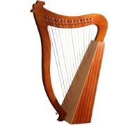 Sacs Portables Harpe à Levier Acajou Cordes De Rechange Clé D’accordage, Harpe Lyre Entrée De Gamme Débutant Amateur Harpe De Tour Grèce Méditation Écol, 15 Tones - Log Color Gift Pack, One Size