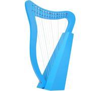 Sacs Portables Harpe à Levier Acajou Cordes De Rechange Clé D’accordage, Harpe Lyre Entrée De Gamme Débutant Amateur Harpe De Tour Grèce Méditation Écol, 15 Tones - Blue Gift Pack, One Size