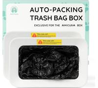 Sacs poubelle Amicura Cura 3, paquet de 2, Sacs poubelle écologiques et biodégradables, uniquement adaptés au bac à litière autonettoyant Cura 3