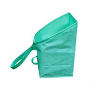 Sacs poubelle de jardin robustes pour la collecte des feuilles, sacs réutilisables en polypropylène tissé avec poignée, conteneur à déchets de cour pliable pour feuilles, mauvaises herbes (150 l)