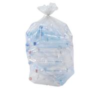 Sacs poubelle déchets courants Flexigreen transparents 130 L, lot de 200