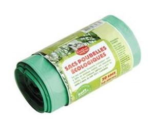 Sacs poubelle éco-plastiques rouleaux 30 l G