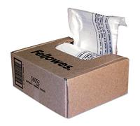 Fellowes Sacs récupérateurs pour destructeurs de documents 36052 – 23-28 L – Carton de 100 sacs