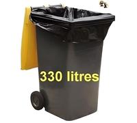 Sacs poubelle Grande résistance - 330 litres - 100 sacs poubelles