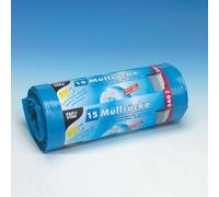 Sacs poubelle, LDPE 240 l 125 cm x 100 cm bleu …