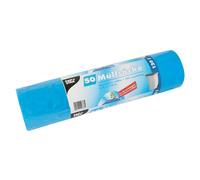 Sacs poubelle, HDPE 120 l 110 cm x 70 cm bleu a…