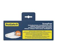 Sacs Poubelle pour bacs à litière PetSafe ScoopFree - Sac à Cordon pour bac à litière agglomérante et bac à litière SmartSpin ScoopFree - Nettoyage Facile, 25 unités