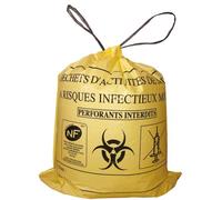 Sacs poubelle pour déchets mous à risques infectieux - 200 sacs BRICOZOR