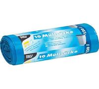 Sacs poubelle STARPAK LDPE 120 litres bleu 10 sacs