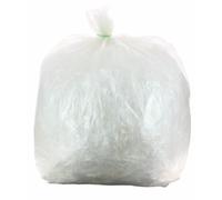 Sacs poubelle transparents 50 litres, 14 microns (x500) BRICOZOR