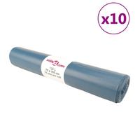 Sacs poubelles 100 pcs bleu 120 L