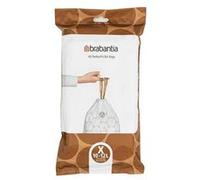 Sacs poubelles Brabantia PerfectFit 138041 Code X 10-12 L Blanc Blanc G