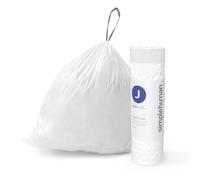 Sacs poubelles cordon Simplehuman Code J sur mesure, 240 unit s, 30 45 litres / 8 12 gallons, blancs