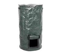 Sacs poubelles de jardin Sacs à déchets de jardin 35 x 60 cm Composteur de jardin Sac de fermentation biologique écologique avec fermeture éclair et doubles poignées Bac à compost pliable Seau à déche
